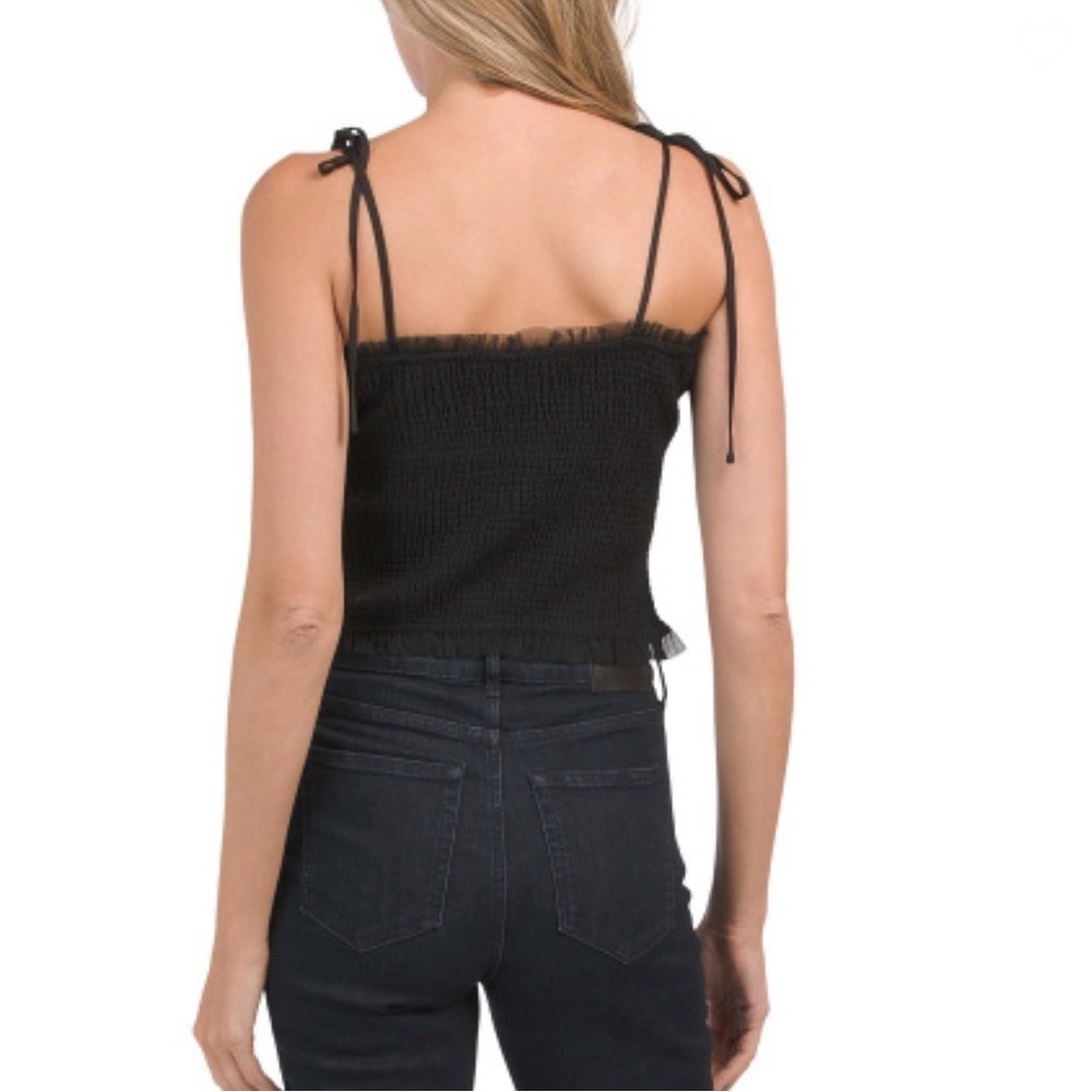 ENDLESS ROSE Tulle Strap Top - Picture 3 of 11